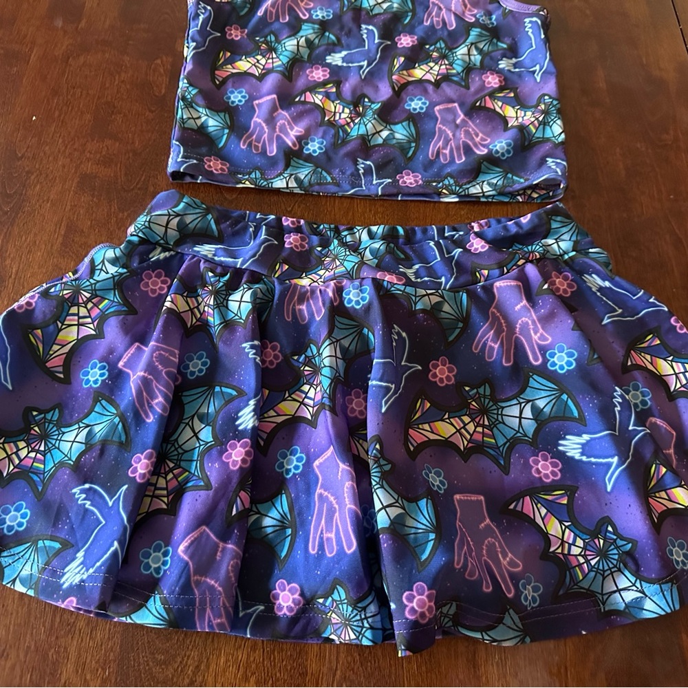 Boutique WEDNESDAY Girls 2pc Swimsuit 18/20 - Picture 3 of 6